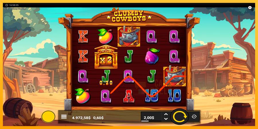 Clumsy Cowboys macchina da gioco per soldi, immagine 6