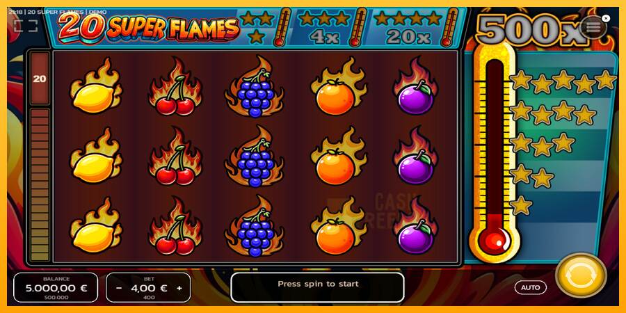 20 Super Flames macchina da gioco per soldi, immagine 1