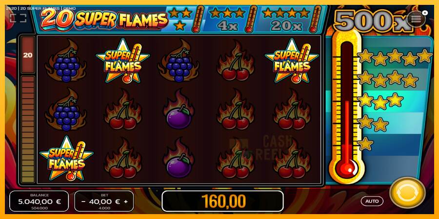 20 Super Flames macchina da gioco per soldi, immagine 2