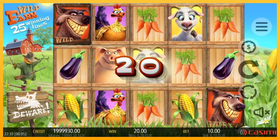 Wild Farm macchina da gioco per soldi, immagine 3