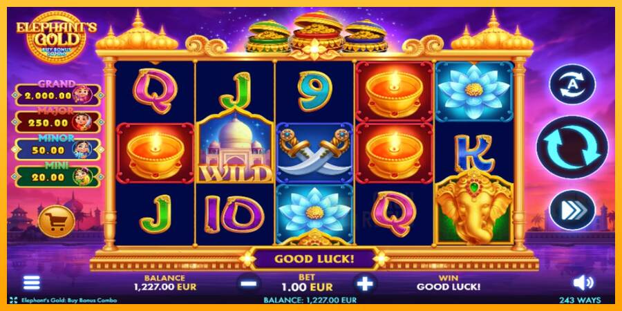 Elephants Gold Buy Bonus Combo macchina da gioco per soldi, immagine 2