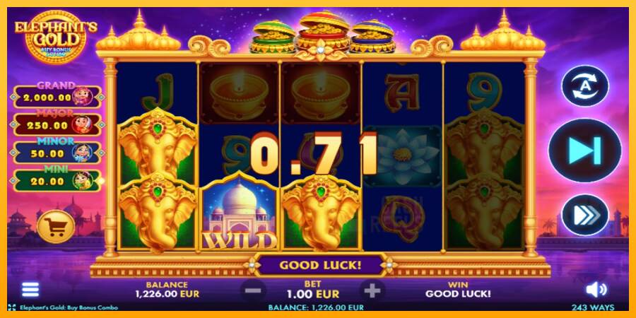 Elephants Gold Buy Bonus Combo macchina da gioco per soldi, immagine 3