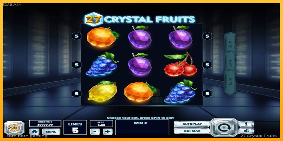 27 Crystal Fruits macchina da gioco per soldi, immagine 2