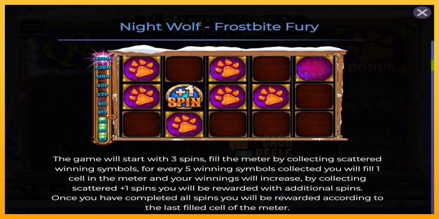 Night Wolf - Frostbite Fury macchina da gioco per soldi, immagine 5