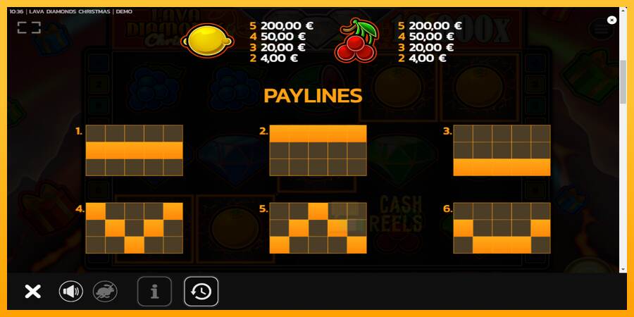 Lava Diamonds Christmas macchina da gioco per soldi, immagine 6