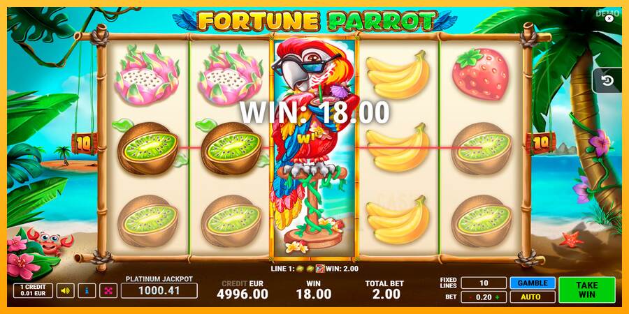 Fortune Parrot macchina da gioco per soldi, immagine 2