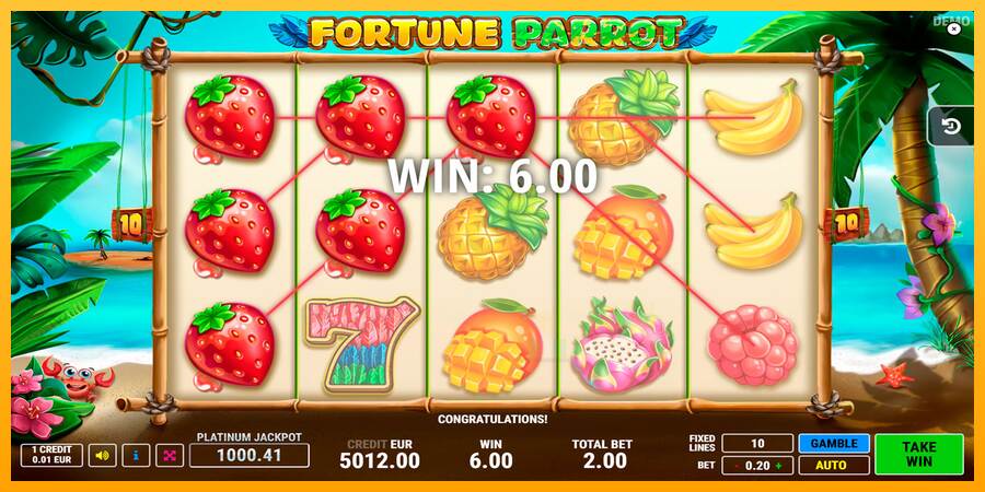 Fortune Parrot macchina da gioco per soldi, immagine 3