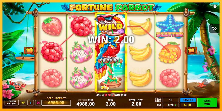 Fortune Parrot macchina da gioco per soldi, immagine 4