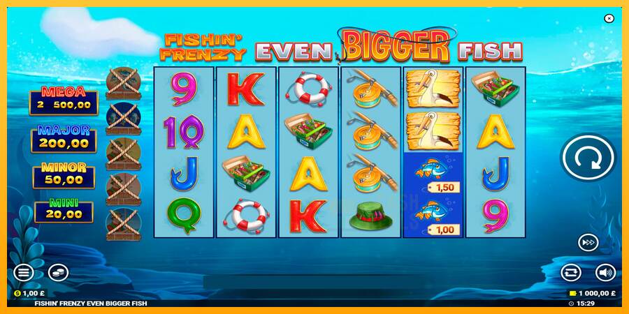 Fishin Frenzy Even Bigger Fish macchina da gioco per soldi, immagine 1