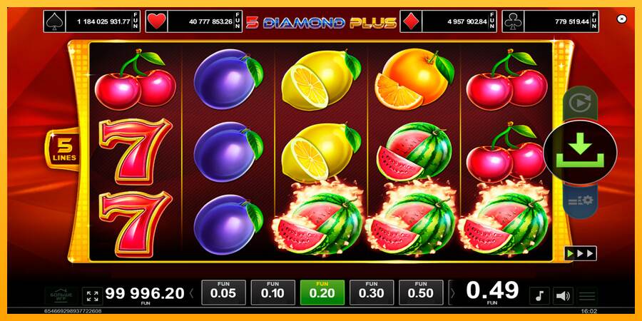 5 Diamond Plus macchina da gioco per soldi, immagine 3