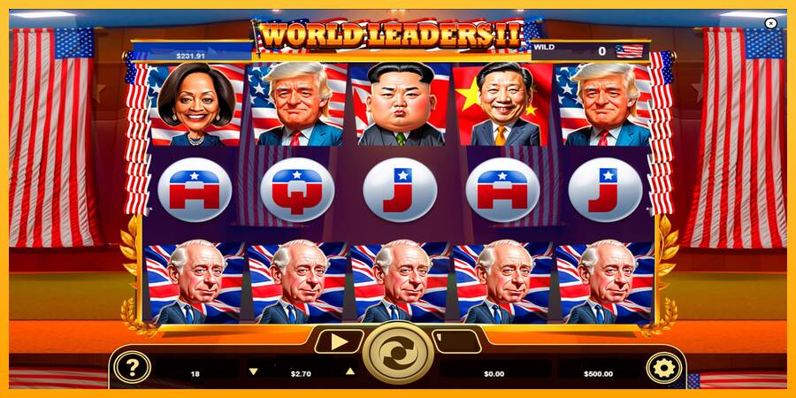 World Leaders II macchina da gioco per soldi, immagine 1