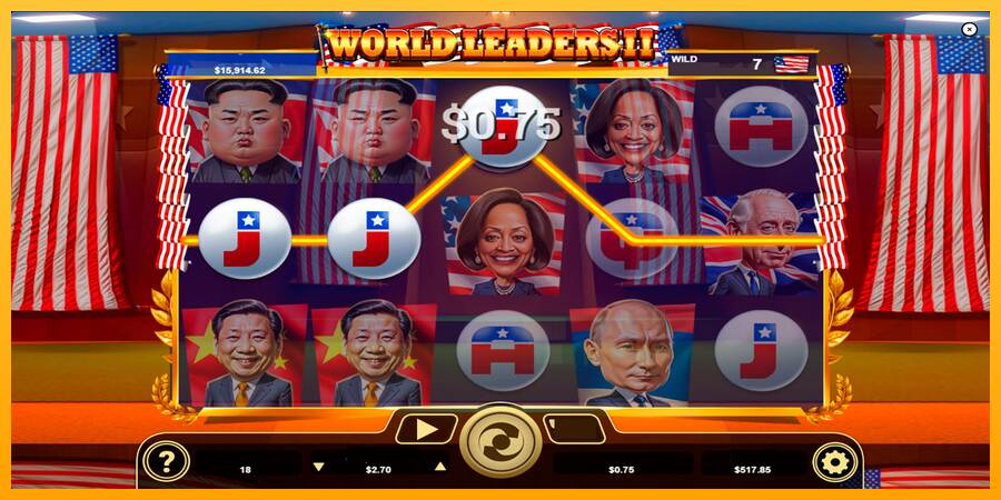 World Leaders II macchina da gioco per soldi, immagine 3