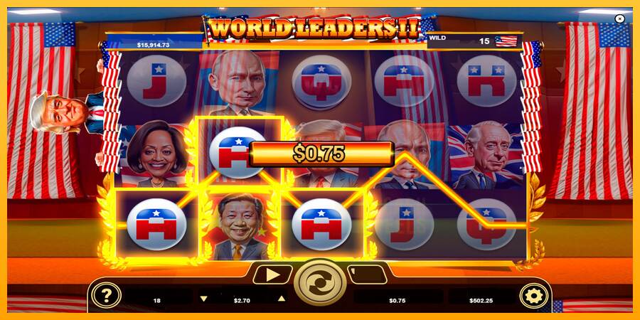 World Leaders II macchina da gioco per soldi, immagine 6