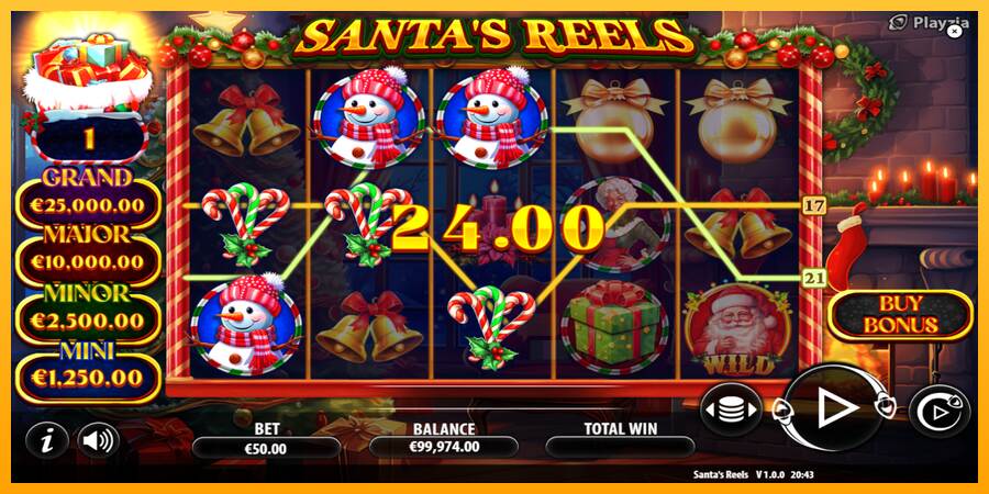 Santas Reels macchina da gioco per soldi, immagine 3