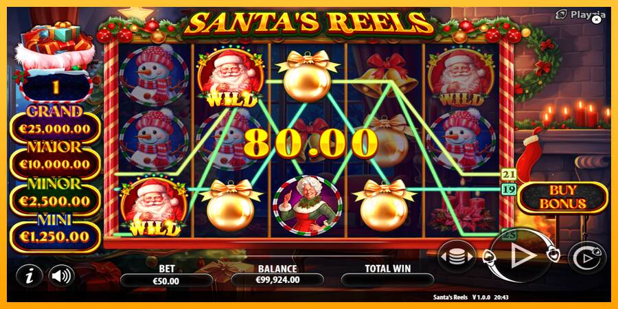 Santas Reels macchina da gioco per soldi, immagine 4