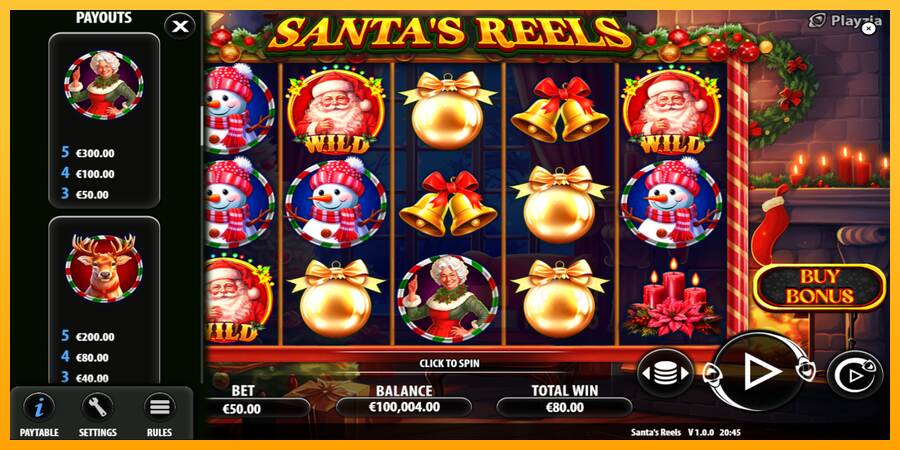 Santas Reels macchina da gioco per soldi, immagine 6