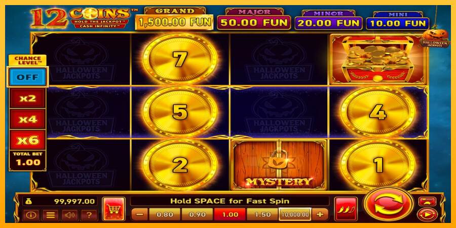 12 Coins Grand Gold Edition Halloween Jackpots macchina da gioco per soldi, immagine 2