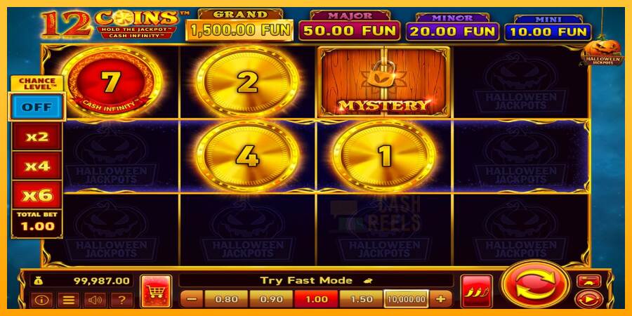 12 Coins Grand Gold Edition Halloween Jackpots macchina da gioco per soldi, immagine 3