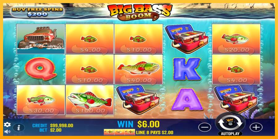 Big Bass Boom macchina da gioco per soldi, immagine 3