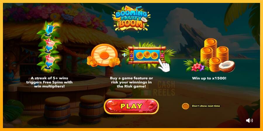 Booming Fruity Boom macchina da gioco per soldi, immagine 1