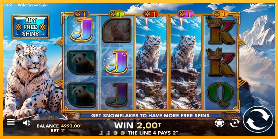 Wild Snow Spin macchina da gioco per soldi, immagine 3