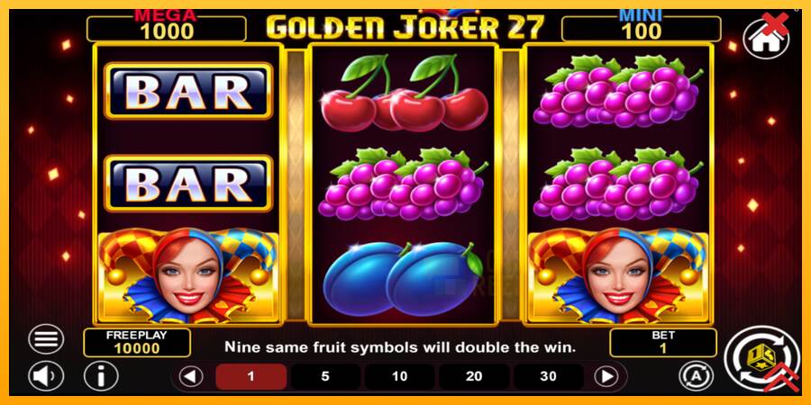 Golden Joker 27 Hold & Win macchina da gioco per soldi, immagine 2