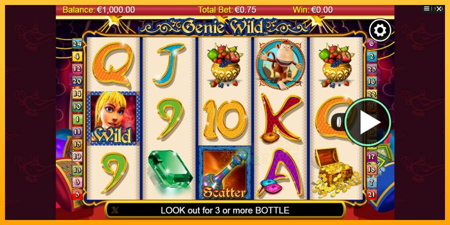 Genie Wild macchina da gioco per soldi, immagine 1