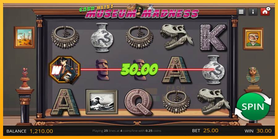 Cash Heist Museum Madness macchina da gioco per soldi, immagine 4