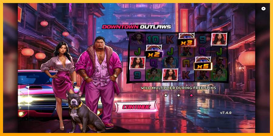 Downtown Outlaws macchina da gioco per soldi, immagine 1