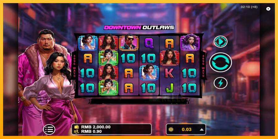 Downtown Outlaws macchina da gioco per soldi, immagine 2