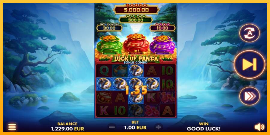 Luck of Panda Bonus Combo macchina da gioco per soldi, immagine 2