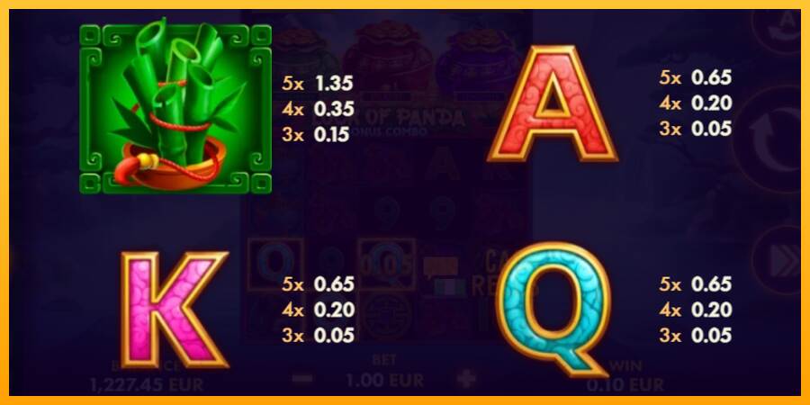 Luck of Panda Bonus Combo macchina da gioco per soldi, immagine 5