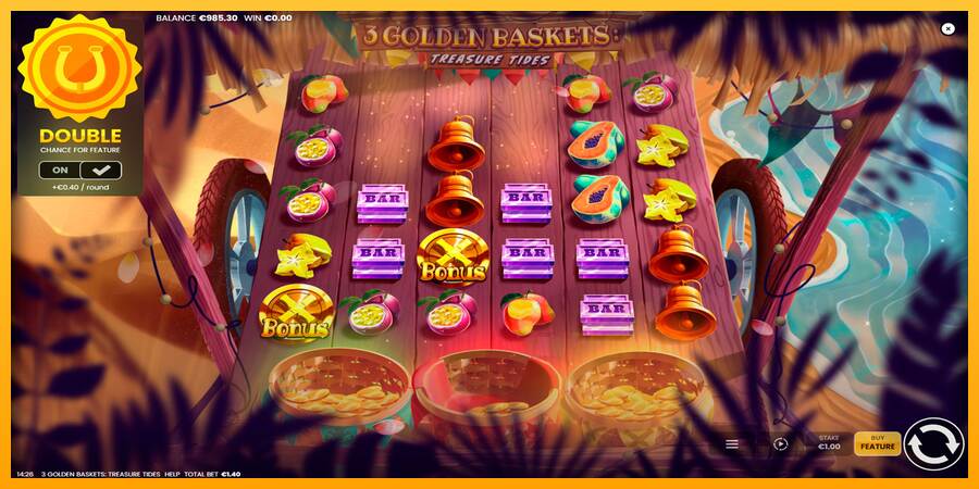 3 Golden Baskets: Treasure Tides macchina da gioco per soldi, immagine 4