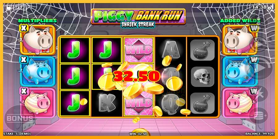 Piggy Bank Run - Shriek Streak macchina da gioco per soldi, immagine 3