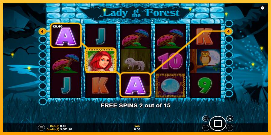 Lady of the Forest macchina da gioco per soldi, immagine 2