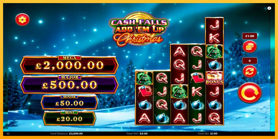 Cash Falls: Add Em Up Christmas macchina da gioco per soldi, immagine 1