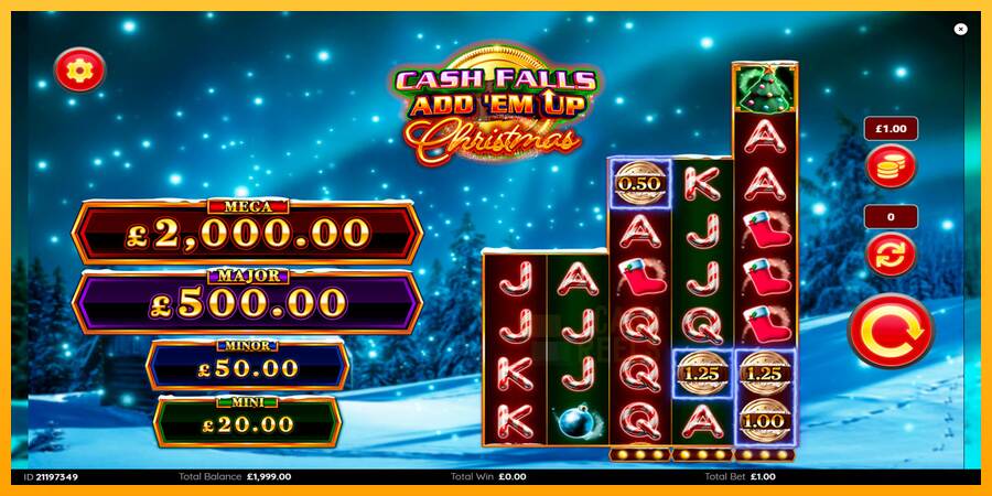 Cash Falls: Add Em Up Christmas macchina da gioco per soldi, immagine 2