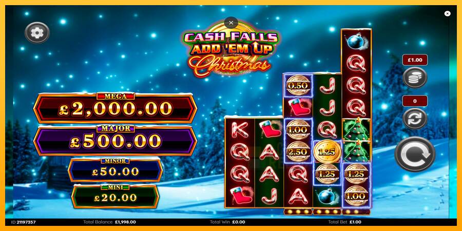 Cash Falls: Add Em Up Christmas macchina da gioco per soldi, immagine 3