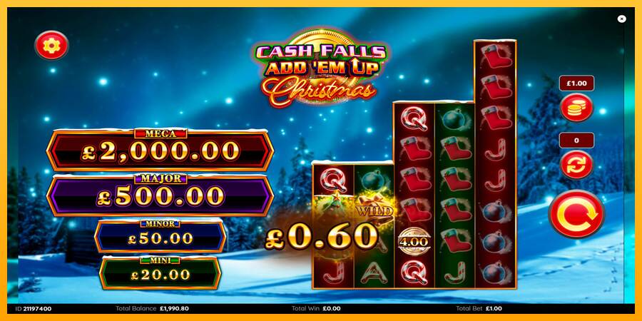 Cash Falls: Add Em Up Christmas macchina da gioco per soldi, immagine 5