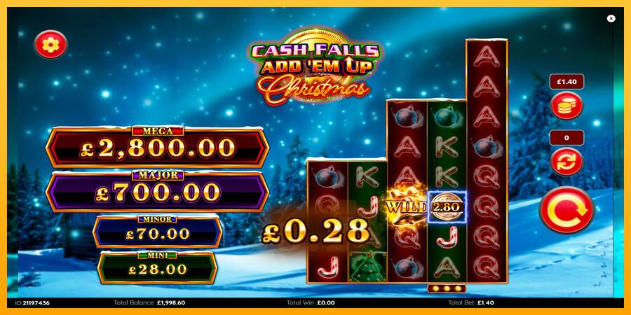 Cash Falls: Add Em Up Christmas macchina da gioco per soldi, immagine 6