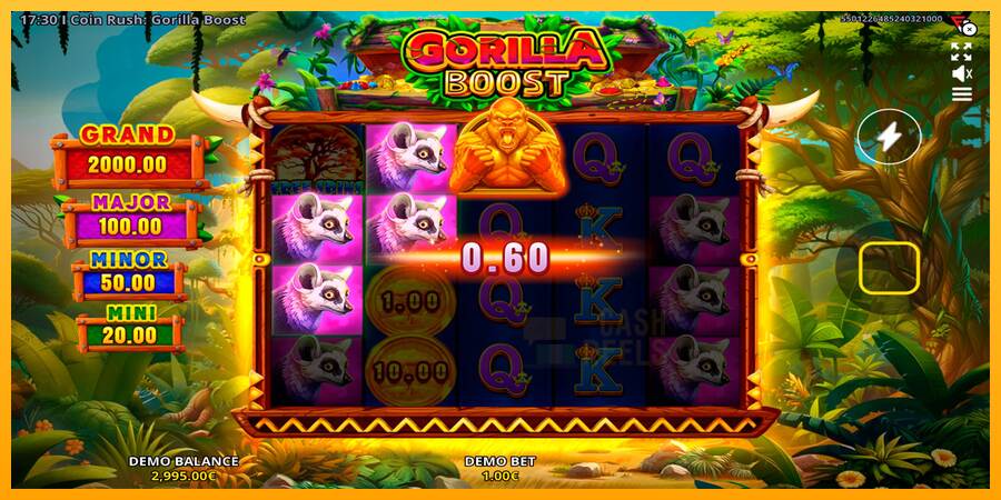 Coin Rush: Gorilla Boost macchina da gioco per soldi, immagine 2