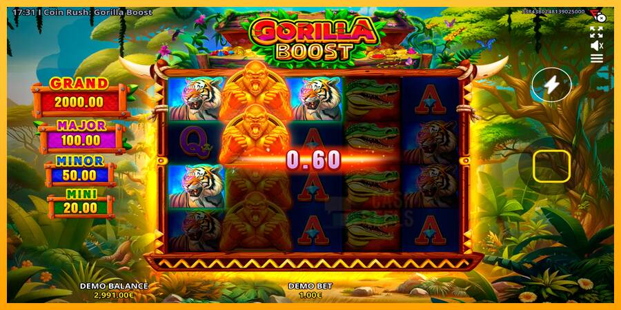 Coin Rush: Gorilla Boost macchina da gioco per soldi, immagine 3