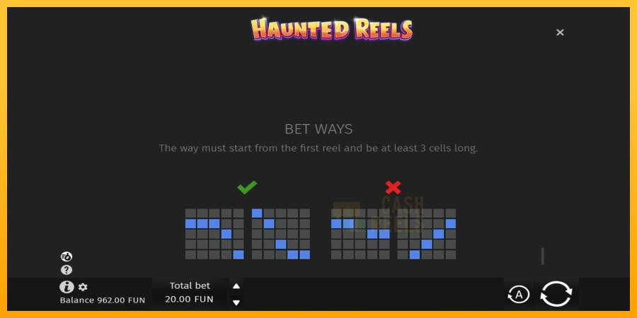 Haunted Reels macchina da gioco per soldi, immagine 7