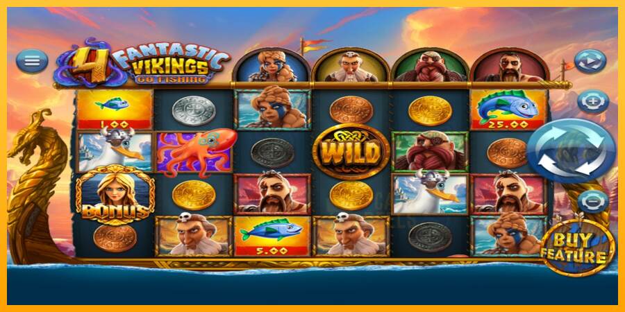 4 Fantastic Vikings Go Fishing macchina da gioco per soldi, immagine 1