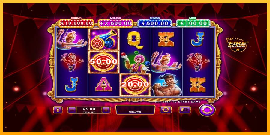 Mega Fire Blaze: Big Circus macchina da gioco per soldi, immagine 2