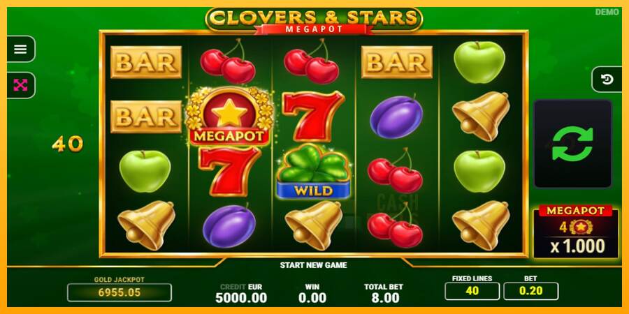 Clovers & Stars macchina da gioco per soldi, immagine 1