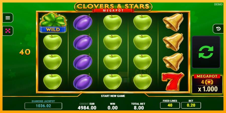 Clovers & Stars macchina da gioco per soldi, immagine 2