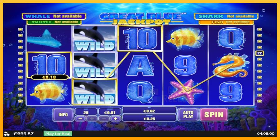 Great Blue Jackpot macchina da gioco per soldi, immagine 3