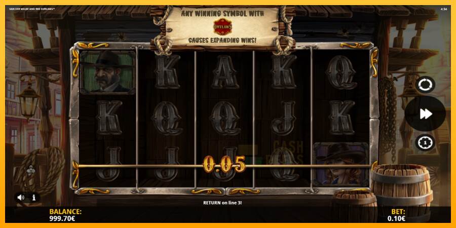 Van der Wilde and The Outlaws macchina da gioco per soldi, immagine 3