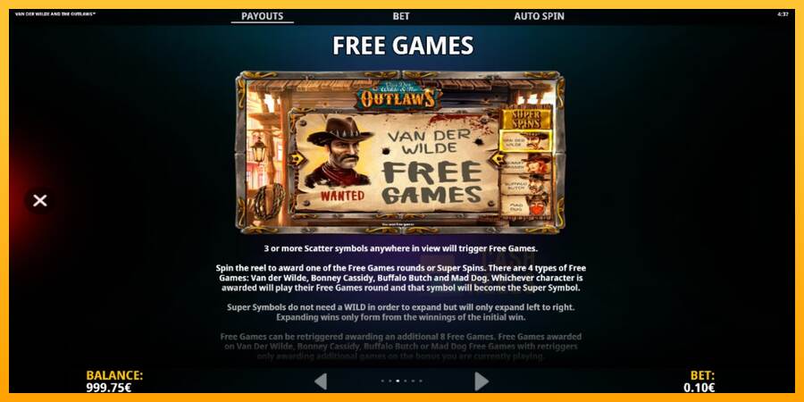 Van der Wilde and The Outlaws macchina da gioco per soldi, immagine 6